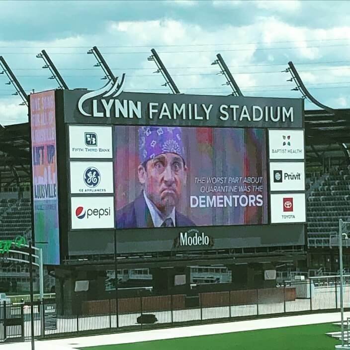 Louisville has a sense of humor ❤️